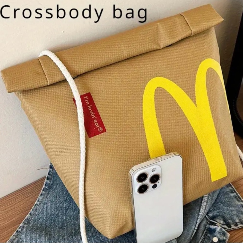 McDonald’s fan? How about a crossbody featuring those fabulous arches?